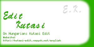 edit kutasi business card